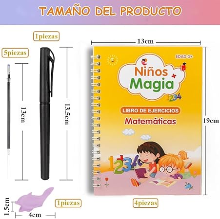 Kit De 4 Libros Mágicos Caligrafía
