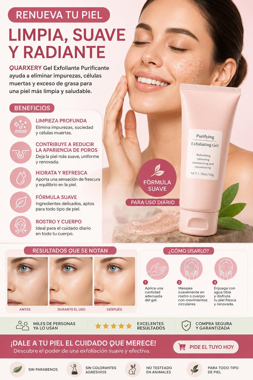 Quarxery Gel Exfoliante